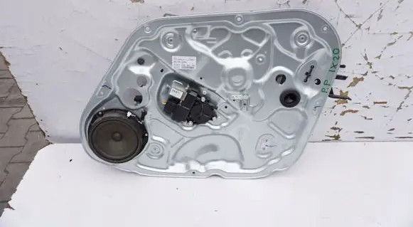 Front door window regulator with motor