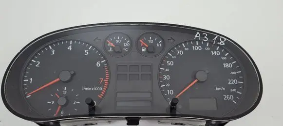 Audi A3 S3 8L Speedometer (instrument cluster) 8L0919860E