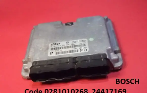 Opel Zafira A Engine control unit/module 0281010268 24417169
