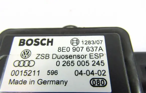 Volkswagen PASSAT B5 ESP acceleration yaw rate sensor 8E0907637A 0265005245