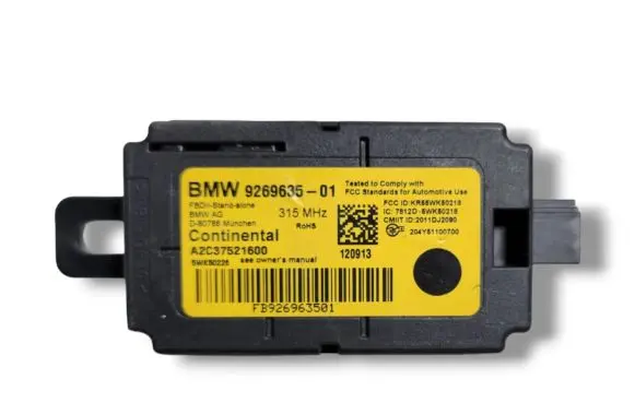 BMW 3 F30 F35 F31 Alarm control unit/module 9269635 A2C37521600