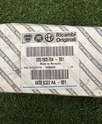 Fiat 500 Abarth Clutch pedal sensor 0051905704