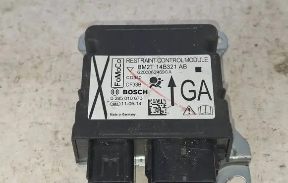 Ford S-MAX Airbag control unit/module BM2T14B321AB 0285010673 6200062469CA
