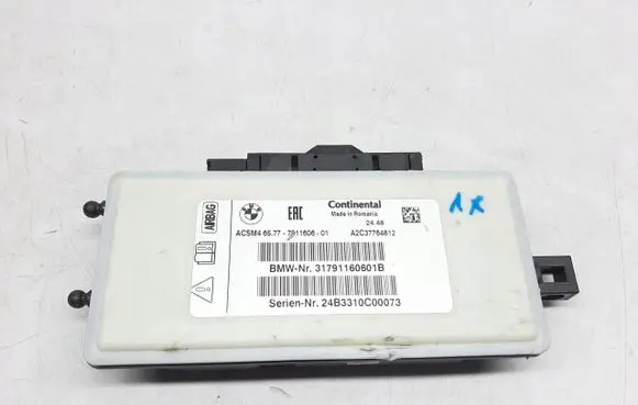 BMW X3 F25 Airbag control unit/module 31791160601B