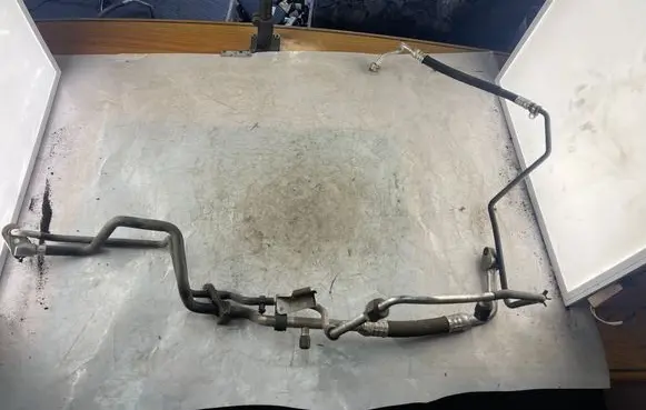 Audi A8 S8 D3 4E Air conditioning (A/C) pipe/hose 4E2260712AB 4E0260759L