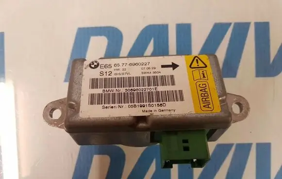 BMW 7 E65 E66 Airbag deployment crash/impact sensor 65.77-6960227 6960227