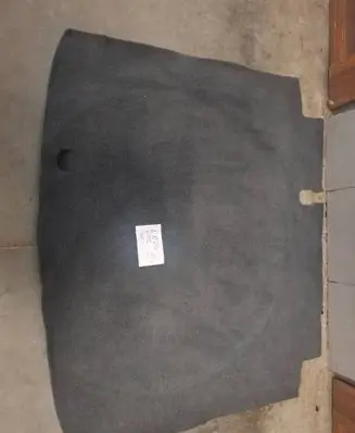 Seat Leon (1P) Trunk/boot floor carpet liner 1P0863463