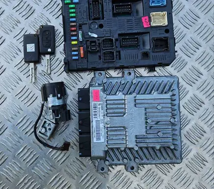 Citroen C5 Engine ECU kit and lock set 966405908001 9665164380