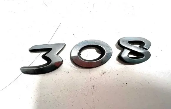 Peugeot 308 Manufacturers badge/model letters 