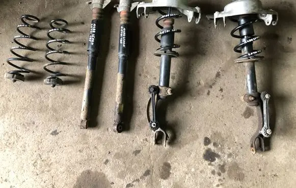 Audi A4 S4 B8 8K Set of springs and shock absorbers (Front and rear) 8T0413031AF 8T0513035M
