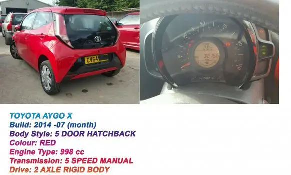 Toyota Aygo AB40 ESP (stability program) switch 