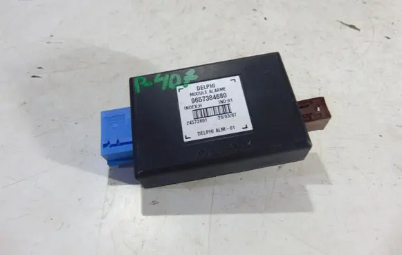 Peugeot 407 Alarm control unit/module 9657384680