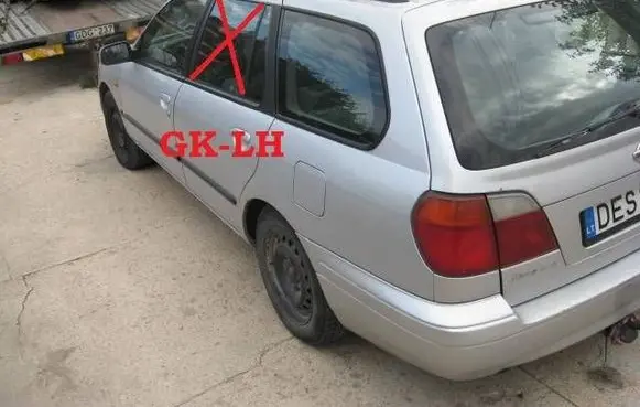 Nissan Primera Rear side window 43R00003 GK120EF6RR23