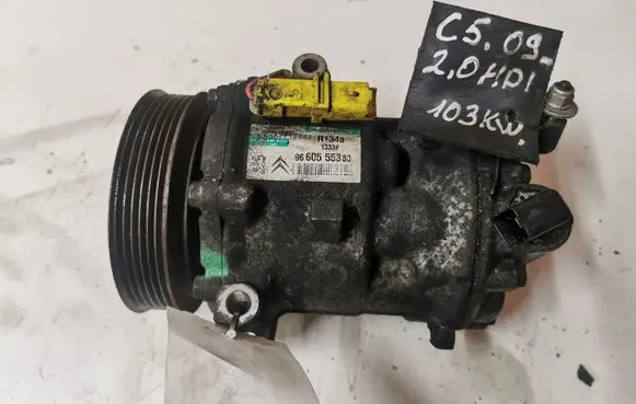 Citroen C5 Air conditioning (A/C) compressor (pump) 9660555380 R134A