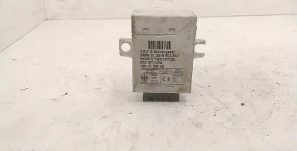BMW 5 E39 Immobilizer control unit/module 61356905667 YWC107130 608377UTA