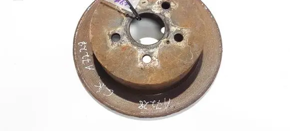 Toyota Avensis Verso Rear brake disc neventiliuojamas