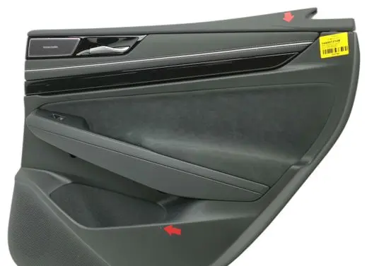 Rear door card panel trim
