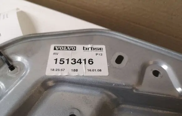 Volvo V50 Front window lifting mechanism without motor 30753144 1513416