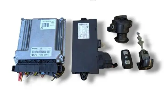 BMW 3 E90 E91 Engine ECU kit and lock set 0261201160 7565300