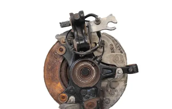Front wheel hub spindle knuckle