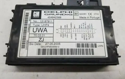 Opel Astra H Bluetooth control unit module 454942368 nr1712