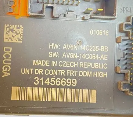 Volvo V40 Cross country Door control unit/module 31456699