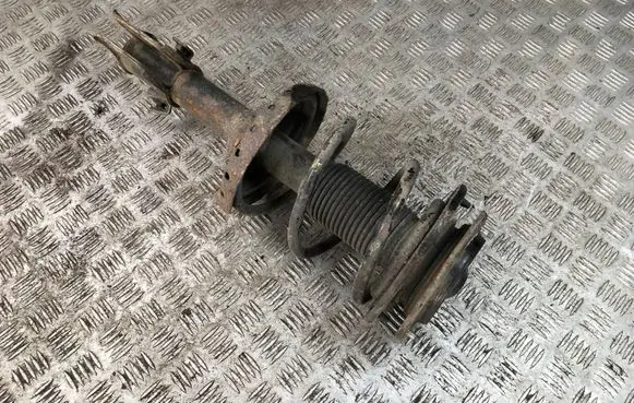 Front shock absorber with coil spring