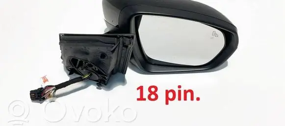 Peugeot 5008 II Front door electric wing mirror 1635224380 32197