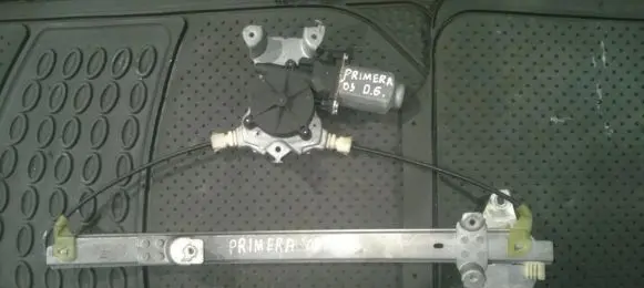 Sliding door window regulator with motor