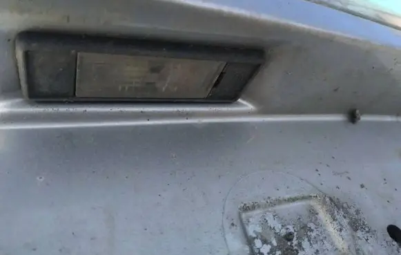 Number plate light