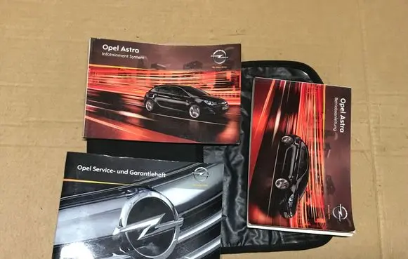 Opel Astra J Owners service history hand book 13287782