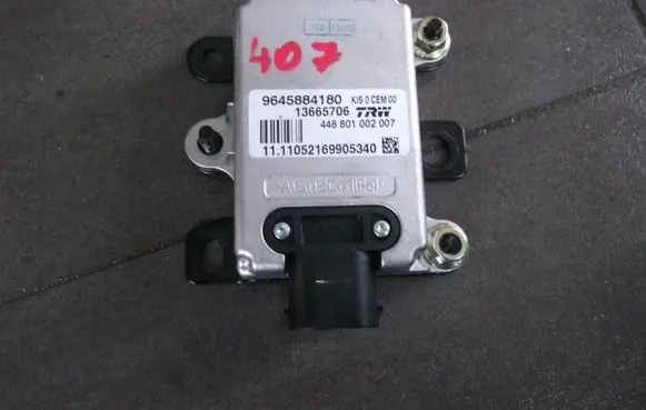 Peugeot 407 ESP acceleration yaw rate sensor 9645884180