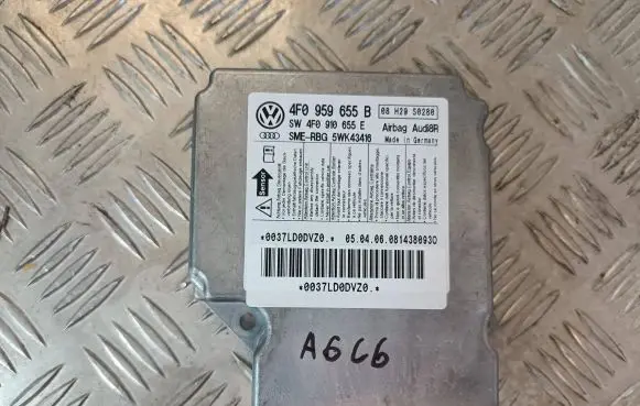 Audi A6 S6 C6 4F Airbag control unit/module 4F0959655B 4F0910655E 5WK43416