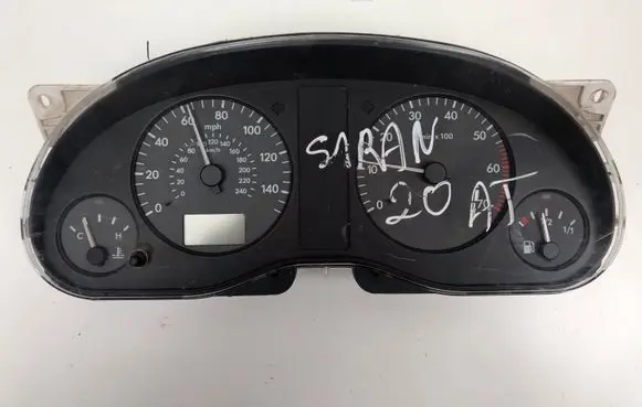 Volkswagen Sharan Speedometer (instrument cluster) 7M0919913F