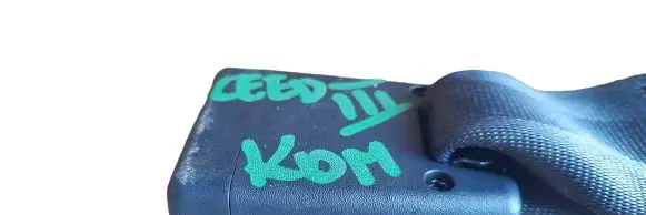 KIA Ceed Middle seatbelt buckle (rear) 
