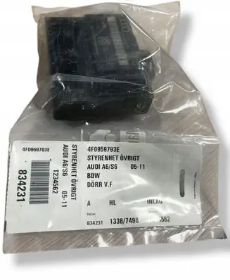 Audi A6 S6 C6 4F Door control unit/module 4F0959793E