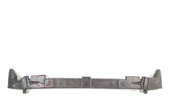 Front bumper foam support bar