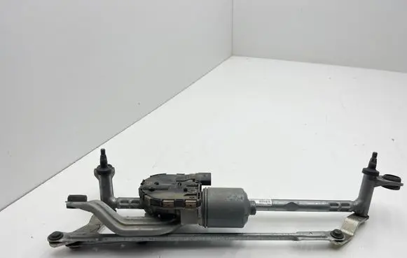 Front wiper linkage and motor