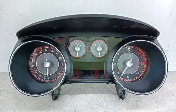 Fiat Punto Evo Speedometer (instrument cluster) 51852802
