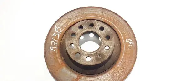 Audi A6 S6 C6 4F Rear brake disc neventiliuojamas