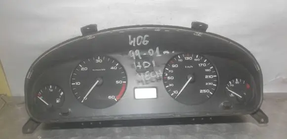 Peugeot 406 Speedometer (instrument cluster) 9630372880 87001370 87001369