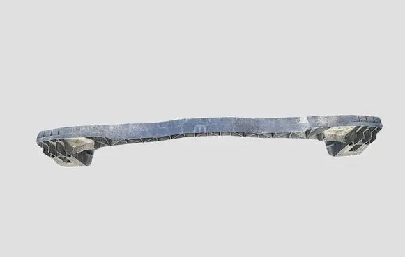 Citroen C4 I Front bumper support beam 9646895580