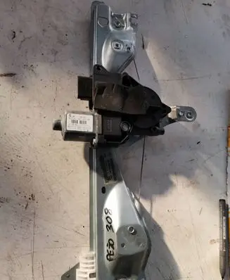 Peugeot 308 Rear door window regulator with motor 9659826680 977840104