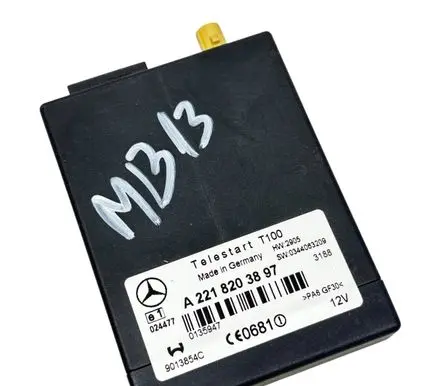Mercedes-Benz E W212 Auxiliary heating control unit/module A2218203897 A1668201497