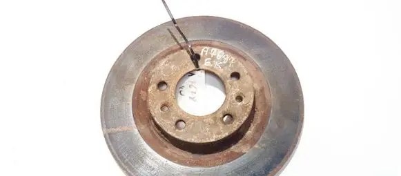 Peugeot 407 Rear brake disc neventiliuojamas