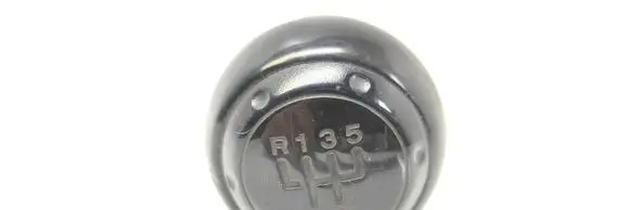 Seat Ibiza III (6L) Gear lever shifter trim leather/knob