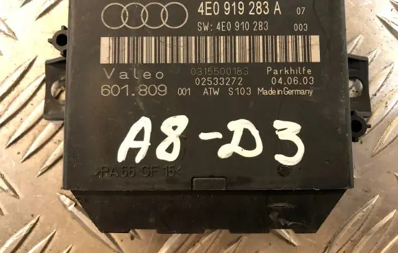 Audi A8 S8 D3 4E Parking PDC control unit/module 4E0919283A 4E0910283 02533272