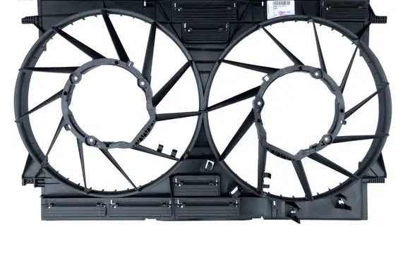 Audi Q7 4M Radiator cooling fan shroud 8W0121207C 8W0121003D