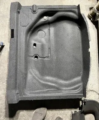 Mercedes-Benz A W176 Rear floor carpet liner braknumeruczci