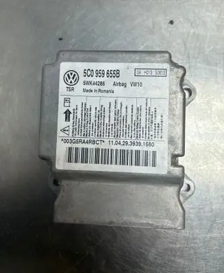 Volkswagen Golf VI Airbag control unit/module 5C0959655B 5WK44286 04H013S0613
